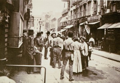 Rue Pell à Chinatown, New York, 1898 - Joseph Byron